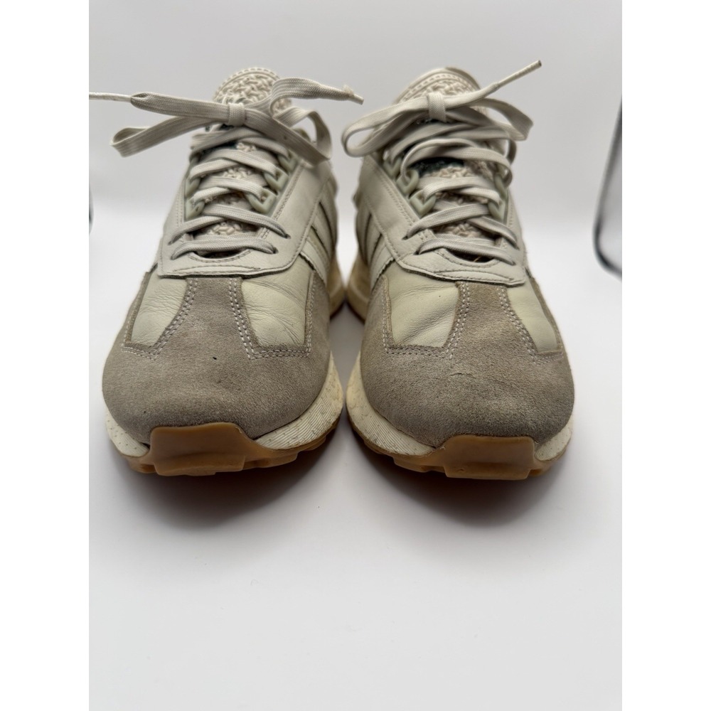 Adidas Retropy E5 Aluminium Green Oxide Men's Casual Running Shoes Size 8 - Picture 4 of 10